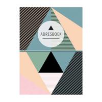 Deltas Paperstore: adresboek Triangles 14,6 cm - thumbnail
