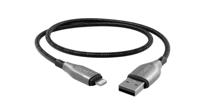Cygnett Gepantserde Lightning-naar-USB-A-kabel 12W (1M, zwart) - thumbnail