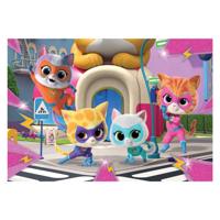 Clementoni legpuzzel super color super kittens, 2x20st. - thumbnail