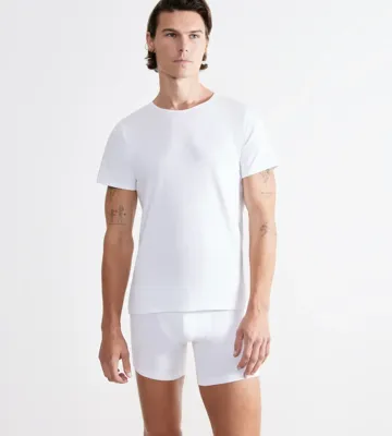 Heren T-shirt Ever Ease korte mouw - Biologisch katoenen ondershirt mannen