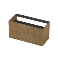 INK - Onderkast 2L Fineer Gefreesd Tbv Greep - 1000x450x520 Mm - Natur - thumbnail