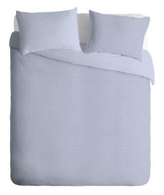 Kayori Shizu dekbedovertrek Katoensatijn Blauw