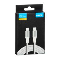 iBOX IKUTC USB-C kabel 60W 1m Wit - thumbnail