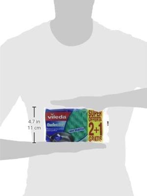 Vileda Pur Active 116509 spons Rechthoekig Groen 2 stuk(s) - thumbnail