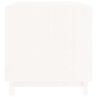 Hondenhok 100x70x72 cm massief grenenhout wit - thumbnail