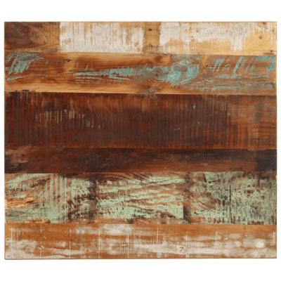 Tafelblad rechthoekig 15-16 mm 70x80 cm massief gerecycled hout