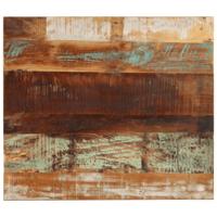 Tafelblad rechthoekig 15-16 mm 70x80 cm massief gerecycled hout - thumbnail