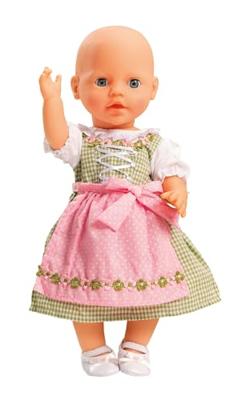 Heless Poppenjurk groen en roze, 28-33 cm