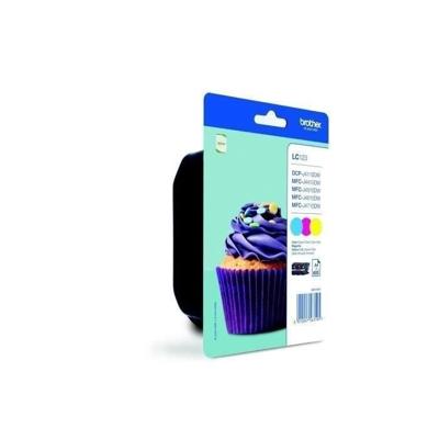 Brother LC123RBWBP inktcartridge 3 stuk(s) Origineel Cyaan, Magenta, Geel Brother LC123RBWBP inktcartridge 3 stuk(s) Origineel Cyaan, Magenta, Geel