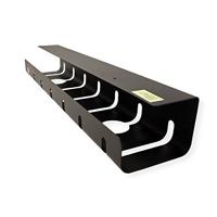 ROLINE kabelgoot, voor montage onder bureau (2 stuks), zwart - thumbnail