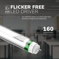 LED TL armatuur 120cm - T8 (G13) - 18 Watt 2880 lumen (160lm/W) - 6000K daglicht wit (860) - Koppelbaar - Flikkervrij - IP65 waterdicht - LED TL Lamp - thumbnail
