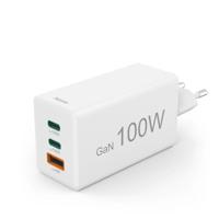 Hama Snellader GaN 2x USB C PD 1x USB A QC 100W Wit - thumbnail