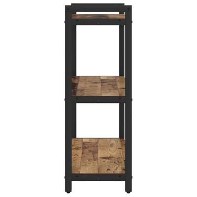 Boekenkast Oud hout 60 x 30 x 83 cm Bewerkt hout Boekenkast Oud hout 60 x 30 x 83 cm Bewerkt hout