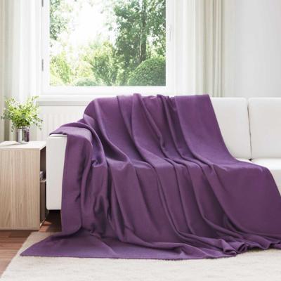 VidaXL Kleden 24 pcs paars 240 x 220 cm fleece