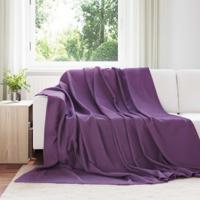 VidaXL Kleden 24 pcs paars 240 x 220 cm fleece - thumbnail