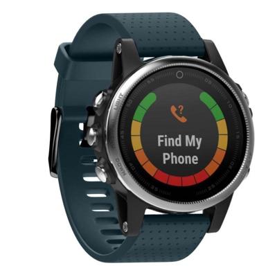 Snelle verwijderbare siliconen polsband voor fenix 5S 20mm (marineblauw)