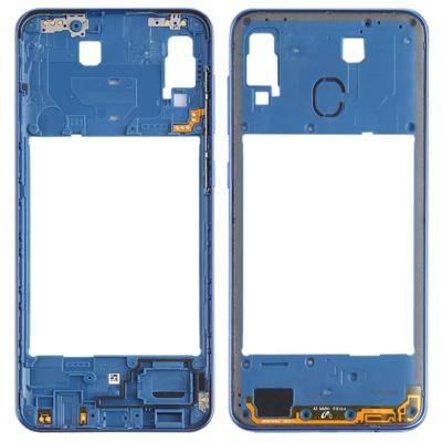 Middelste frame bezel plaat voor Galaxy A30 SM-A305F/DS (blauw)