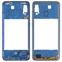 Middelste frame bezel plaat voor Galaxy A30 SM-A305F/DS (blauw) - thumbnail
