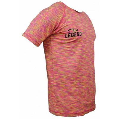 Legend Sports DryFit sportshirt melange rood Legend Sports DryFit sportshirt melange rood