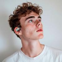 Edifier Hecate by AIR2 Open Ear Stereo Gaming Oordopjes met geïntegreerde ruisonderdrukkende microfoon en RGB-effecten, zwart - thumbnail