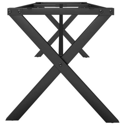 Salontafelpoten X-frame 140x30x43 cm gietijzer