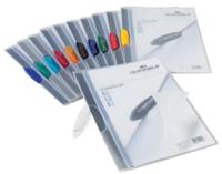 Durable klemmap Swingclip geassorteerde transparante kleuren - thumbnail