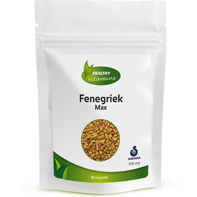 Fenegriek Max | 90 capsules | Vitaminesperpost.nl