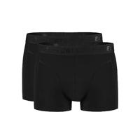 2-Pack Basics Heren Shorty - 32321 - Comfortabele Heren boxershorts - Heren onderbroeken - Zwart, donkerblauw, grijs - thumbnail