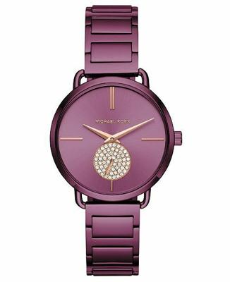 Horlogeband Michael Kors MK3765 Staal Paars 16mm