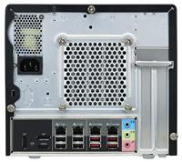 Shuttle sw580r8 black xpc cube pc barebone, lga1200, intel, 4x ddr4, dimm, m.2, 500w 80+ gold - thumbnail