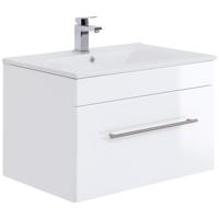 Wastafelkast Ivar Wit M - thumbnail