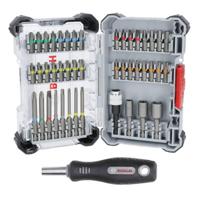 Bosch Accessoires 44+1 delige schroefbitset en doppen in cassette - 2607017732 - thumbnail