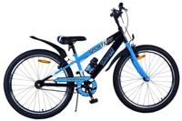 Volare sportivo kinderfiets - jongens - 24 inch - zwart blauw - twee handremmen - thumbnail