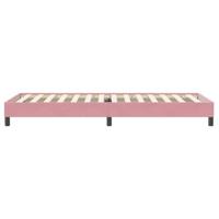 Boxspring zonder matras fluweel roze 90x220 cm - thumbnail