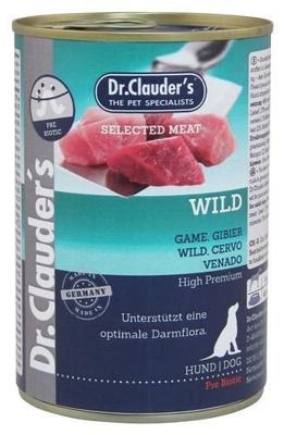 Dr. Clauder's wild natvoer hond 6 x 400 g Dr. Clauder's wild natvoer hond 6 x 400 g