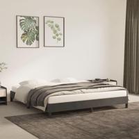 Bedframe zonder matras 180x200 cm fluweel donkergrijs - thumbnail