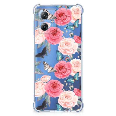 Motorola Moto G54 Case Butterfly Roses Motorola Moto G54 Case Butterfly Roses
