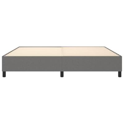 Boxspring bed stof donkergrijs 200x200 cm