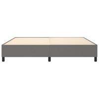 Boxspring bed stof donkergrijs 200x200 cm - thumbnail