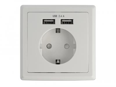 USB C + A inbouw stopcontact