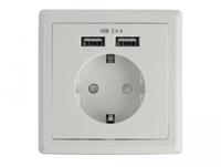 USB C + A inbouw stopcontact - thumbnail