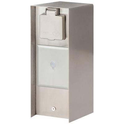 BOLD 10425 Buitenstopcontact 3-voudig RVS Zonder kabel, Met schakelaar, Met timer, Bestuurbaar via App, Programmeerbaar BOLD 10425 Buitenstopcontact 3-voudig RVS Zonder kabel, Met schakelaar, Met timer, Bestuurbaar via App, Programmeerbaar