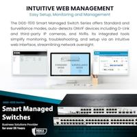 D-Link SmartPro DGS-1510-28X 28-poorts Gigabit smart managed switch - thumbnail