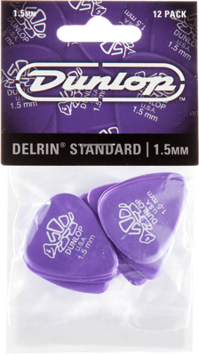 Dunlop 41P150 Delrin Plectrum 1.50mm 12-Pack