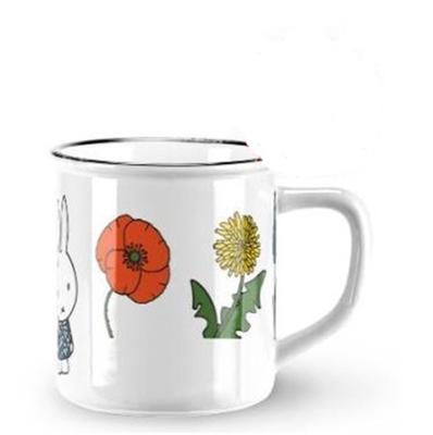 Nijntje Mok & bloemen ø8xh7,5cm keramiek