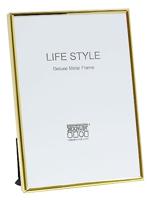 Deknudt Smalle metalen omlijsting in glanzende goudkleur 15x20 S58MS3 - thumbnail