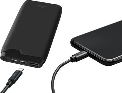 Azuri Slim Powerbank Azuri + USB-C 6000 mAh