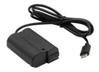 ChiliPower EP-5B dummy accu USB-C adapterset voor Nikon, accutype EN-EL15 - thumbnail