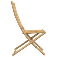 Tuinstoelen 8 st inklapbaar 46x66x99 bamboe - thumbnail