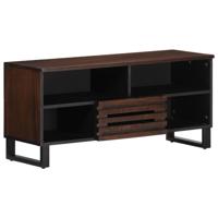 Tv-meubel 100x34x46 cm massief mangohout bruin - thumbnail